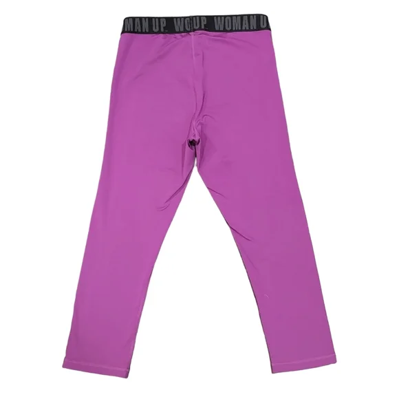 Lucy Woman Up Bright Purple Athletic Capri Leggings Size Medium - Picture 8 of 15